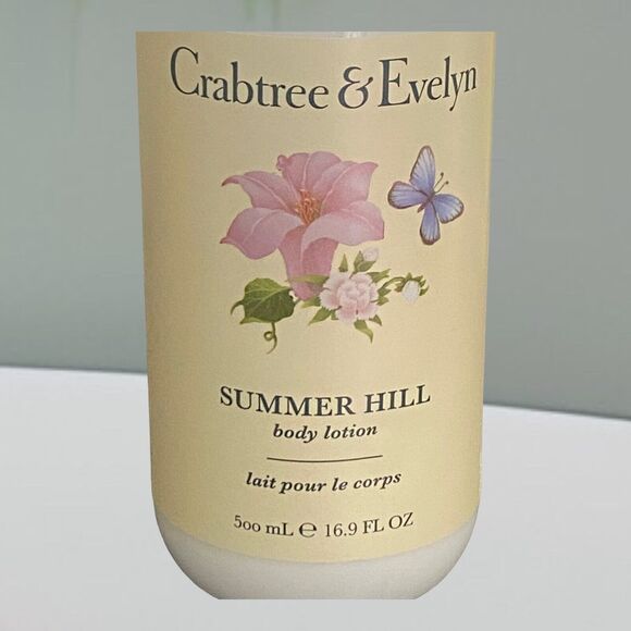 Crabtree & Evelyn Summer Hill Body Lotion 16.9fl oz with Pump Lot of 3 - Picture 5 of 5